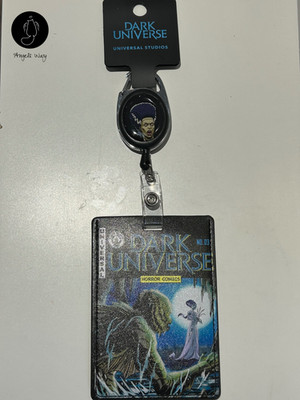 Universal Studios Epic Universe Creature From The Black Lagoon Retractable Badge