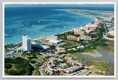 Postcard Aruba, Aerial View, Pan Bati Recipe 6x4'' A9431