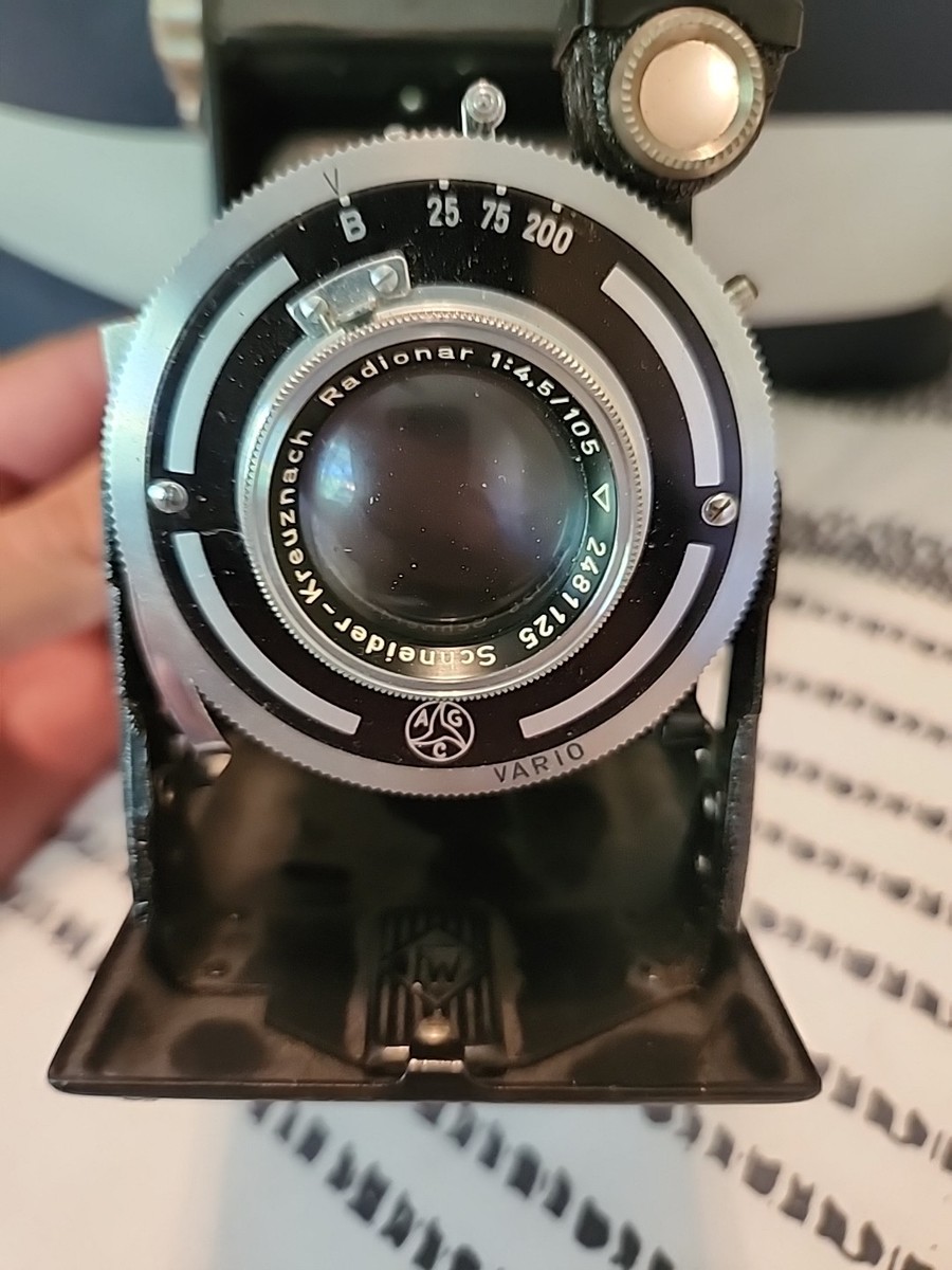 Franka Rolfix Jr 120 Film Folding Camera w Schneider Radionar