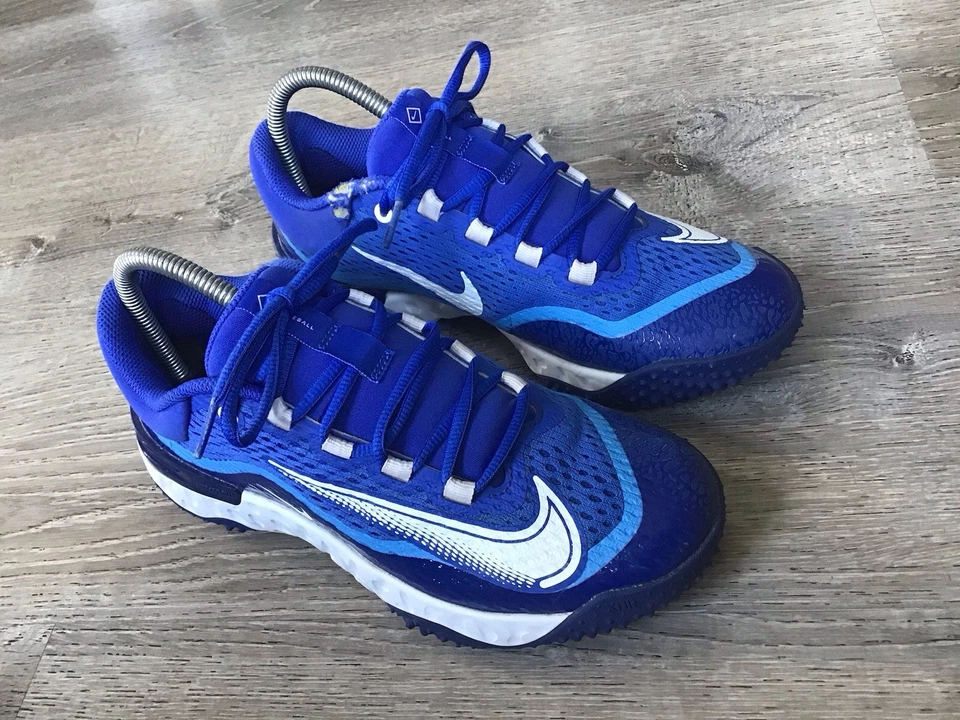 Nike Alpha Huarache Elite 4 TF Hyper Royal DJ6523-414 Mens Size 6.5 Shoes Turf - Image 2 of 4