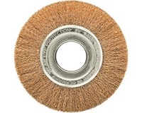 RundbüRste Lessmann Ø 150 Mm Breit 22-24 Mm Rohr 40 Mm Bronzedraht