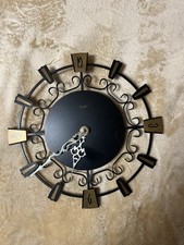 Zentra Vintage Wanduhr mit Junghans Werk Quartz – Made in Germany