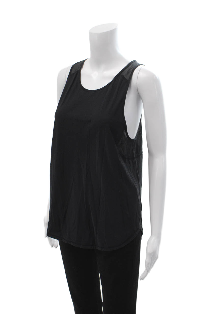 Lululemon Womens Black Basic Nylon Sleeveless Rou… - image 2