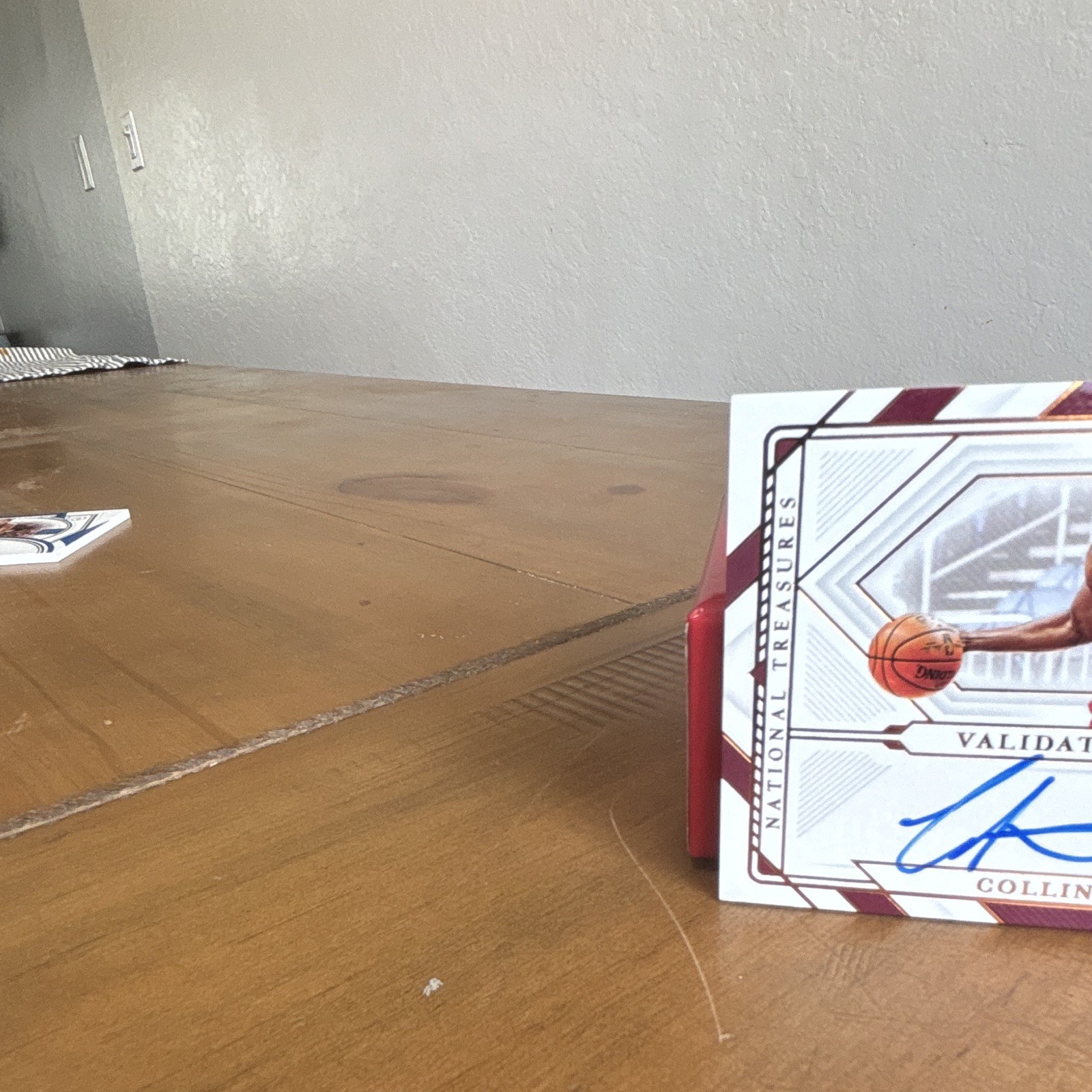 Panini 2020-21 National Treasures Collin Sexton Validating Marks Auto /25 view 4