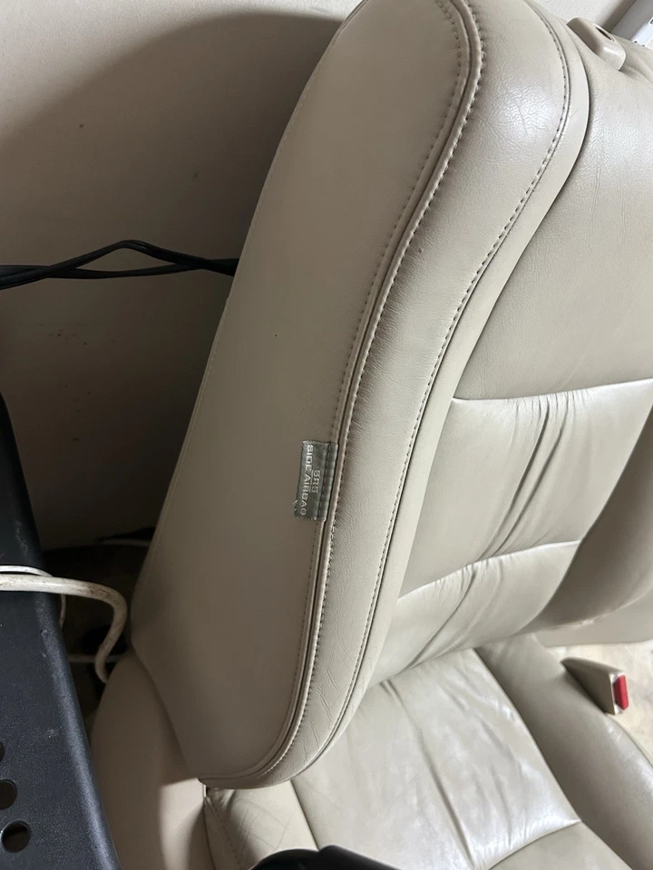 Asiento de pasajero delantero Lexus GX470 2003-2009 color tostado cuero completo OEM Foto 3 de 4