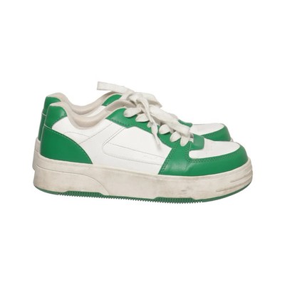 Pull & Bear, Sneaker, Größe: 37, Grün/Weiß, Damen #UA5