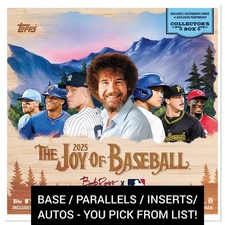 2025 Topps x Bob Ross: The Joy Of Baseball - You Pick From List!