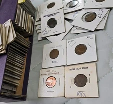 Indian Head Penny Wheat Penny Copper  Lot Of 4   Coins 