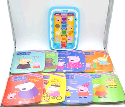Peppa Pig Electronic Me Reader Jr & 8 Look & Find Sound Books   Working   Kids