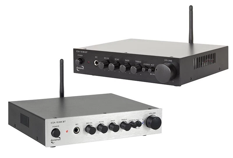 Dynavox HiFi Verstärker ESA-18 MK BT Bluetooth & Mikrofon-Eingang, 2 x 75 Watt - Bild 2 von 4