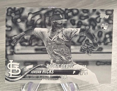 Jordan Hicks 2018 Topps Update Rookie Debut Negative #US288 Cardinals RC
