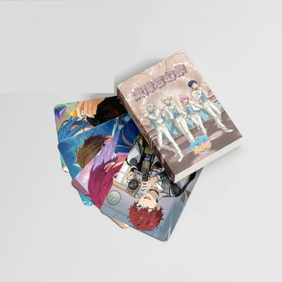50 Pcs/Set Game Ensemble Stars Laser Lomo Card - Sena Izumi Mika Kagehira Hologr