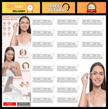 20 Facial Razor Replacement Blades - High-Quality, Compatible with Stainless Ste 2.00 per gallon