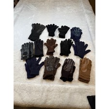 Women's Assorted Winter Gloves Lot Leather Wool Knit Cozy Warm Fashion
