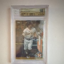 Topps 2020 On Demand 3D Jose Altuve 3D #602 Houston Astros BGS 10 Baseball