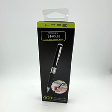 HYPE 4GB Pen Digital Voice Recorder, USB Flash Memory, Voice Activated Mic