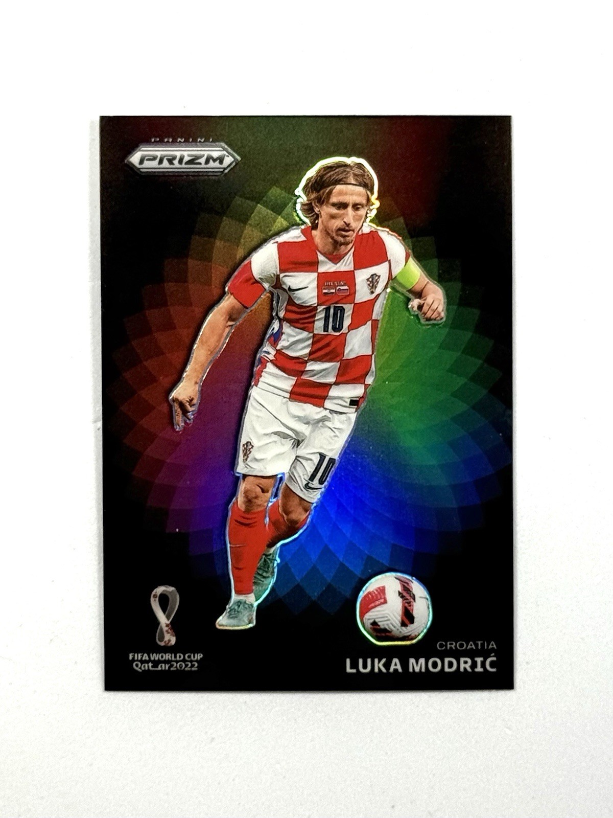 LUKA MODRIC 2022 PANINI PRIZM FIFA WORLD CUP QATAR * COLOR WHEEL * SSP CASE HIT