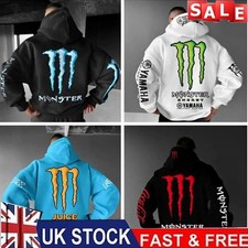 🔥Men's Fashion Monster Energy Sweater Sweat Suit Black🔥Multicolor Design New