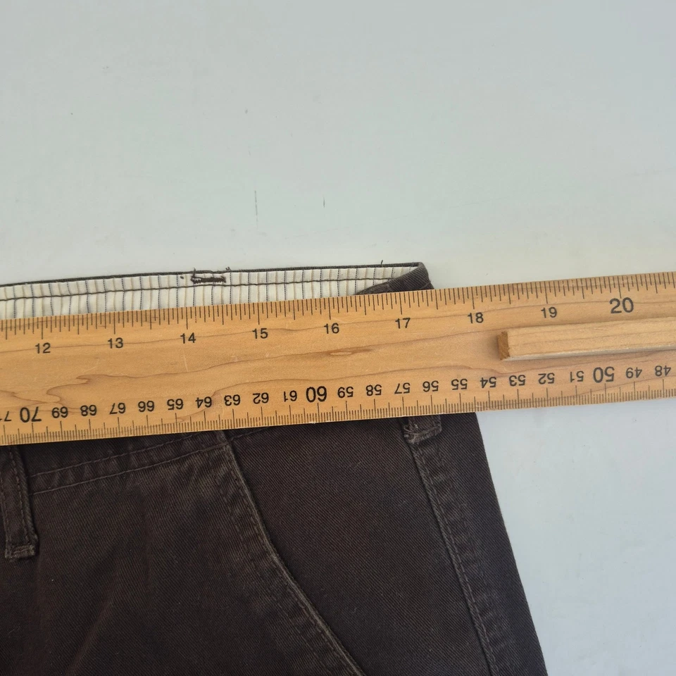 Pantalón JEEP W34 L30 Marrón Para Hombre Algodón Calce Relajado Informal Duradero Foto 3 de 4