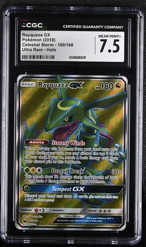Rayquaza-GX graded CGC 7.5 for sale on eBay
