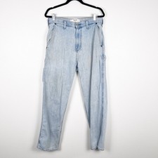 Hollister Men's Baggy Light Wash Jenas Sz 32