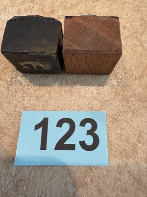 two  british legion vintage print stamp blocks