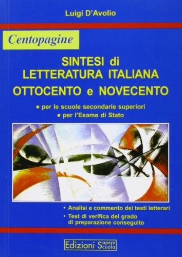 SINTESI DI LETTERATURA ITALIANA 800 900