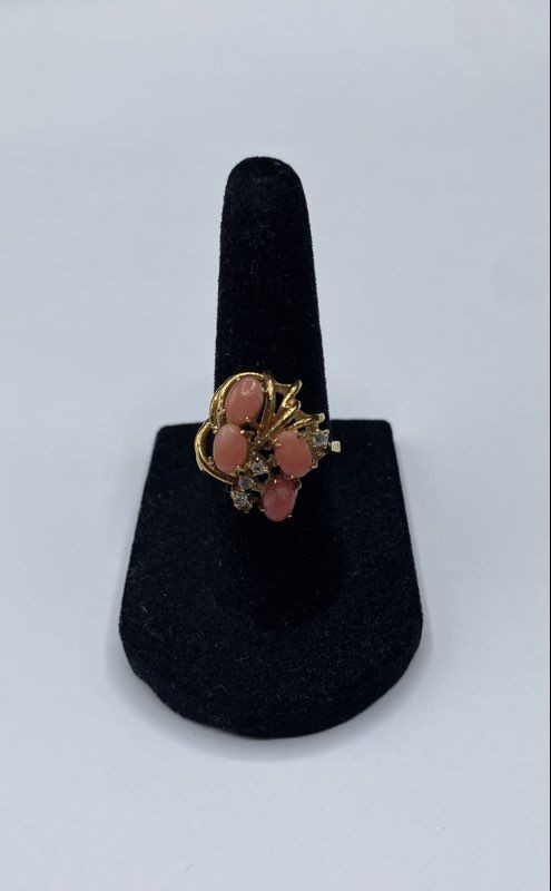 14k Heavy Gold Electroplate Size 6 1/2 3.4g