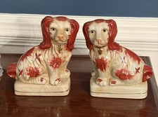Antique 19th Century Staffordshire Red Spanie...