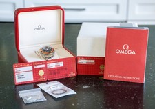 Omega Seamaster Planet Ocean 42mm Black & Orange Bezels Complete 600M 2201.51 4