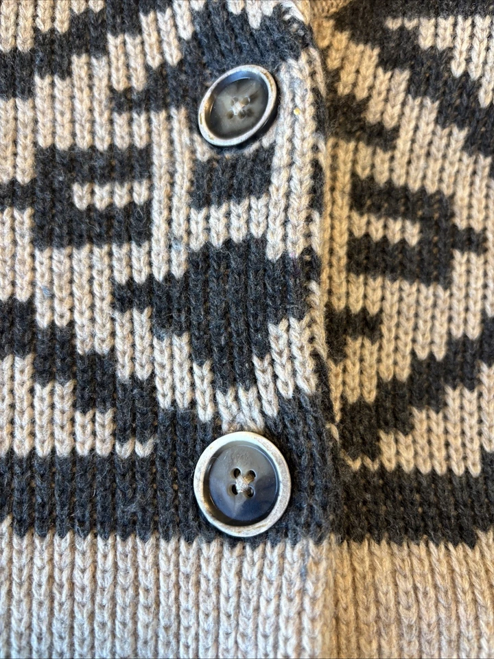 Pendleton Southwestern Grampa Shetland Shawl Cardigan Sweater M Unisex - Image 4 of 4