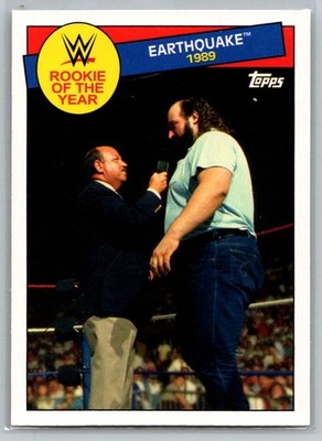 Earthquake 2015 Topps WWE Heritage Rookie of the Year #7