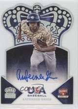 2015 USA Baseball Crown Royale Silver Signatures 48/99 Anfernee Grier Auto 0b2