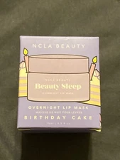NCLA Beauty Sleep Overnight Lip Mask Birthday Cake 0.5 Oz NIB Free Ship