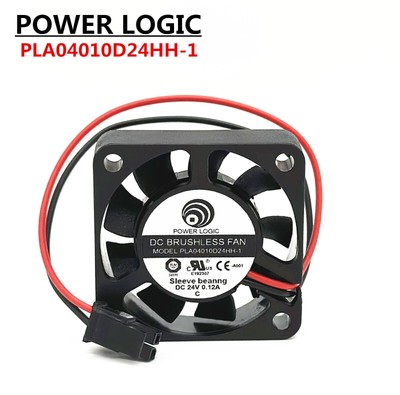 POWER LOGIC PLA04010D24HH-1 24V 0.12A Small Size Cooling Fan 2-wire