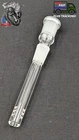 3" 6 Cut Glass Water Pipe Downstem 14MM Male to 14MM Female Opening