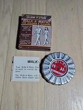 Vintage Walk-A-Matic Pedometer Walkers Joggers 76333 Early Mileage Tracker DR1