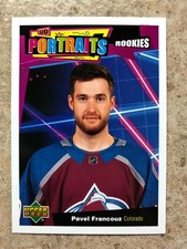 2020-21 20-21 OPC O-PEE-CHEE Marquee Rookie RC + UD Portraits PAVEL FRANCOUZ LOT