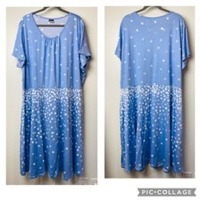 Salon Studio women’s plus Sz 4X lavender purple patterned dress New