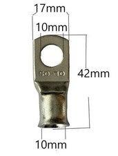 Car Battery Cable Ring Terminals Post Crimp Copper Tube Lug Welding Connectors