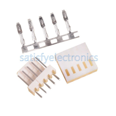 20 Stück KF2510-5P 2,54 mm Stiftleiste + Klemme + Gehäuse Steckverbinder-Kits NEU