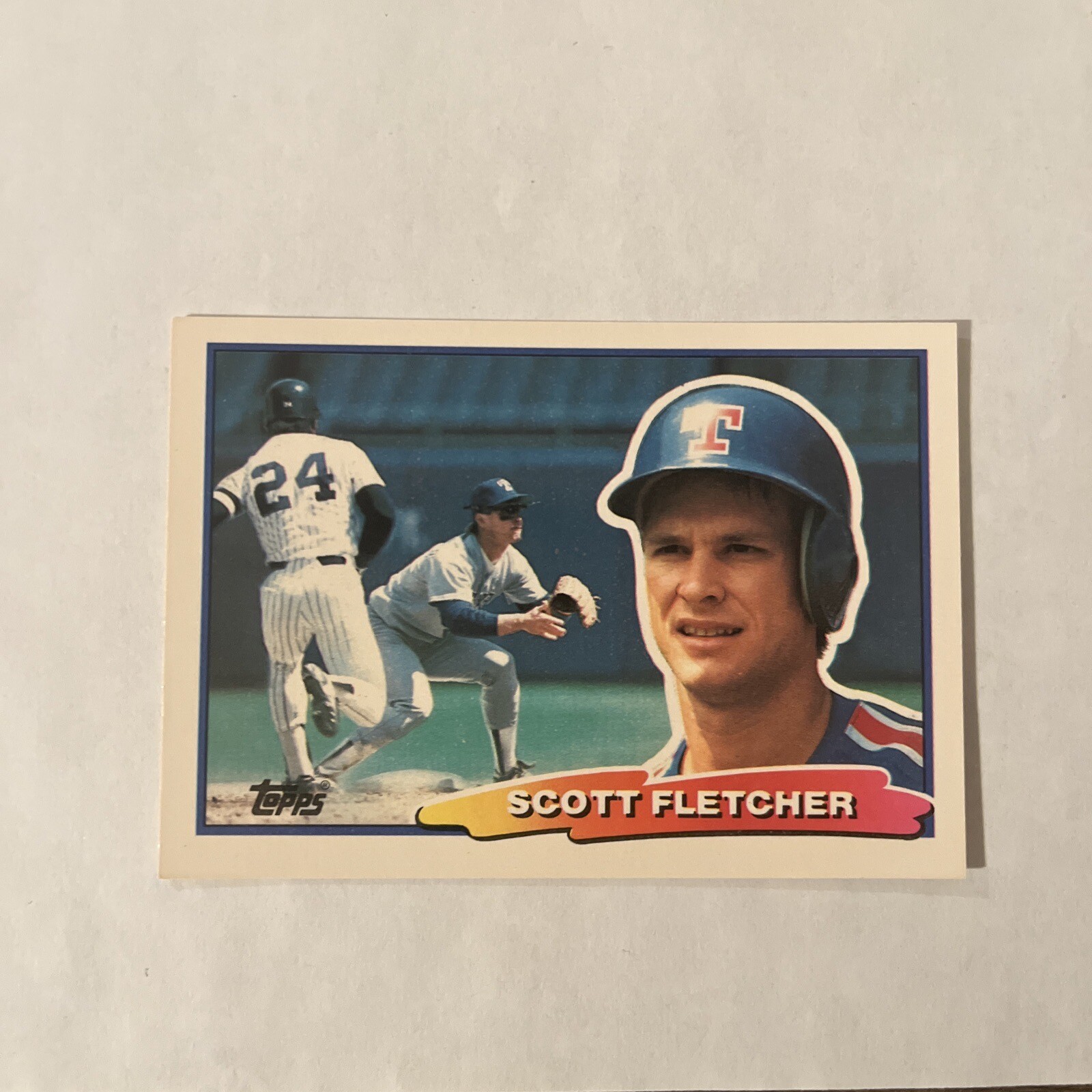 1988 Topps Big A* on Back 19 Scott Fletcher for sale online eBay