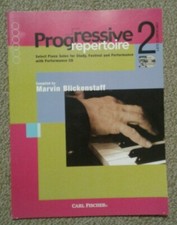 Progressive Repertoire 2 Select Piano Solos With CD Late Elementary Blickenstaff