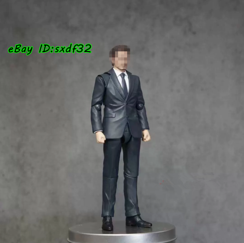 1/12 Manipple Studio Blue Suit Men's Body Hands Shape 6