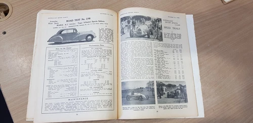 AUSTRALIAN MOTOR SPORTS MAGAZINE OCT. 15TH 1948 JOWETT JAVELIN 350cc DOUGLAS - Picture 15 of 19