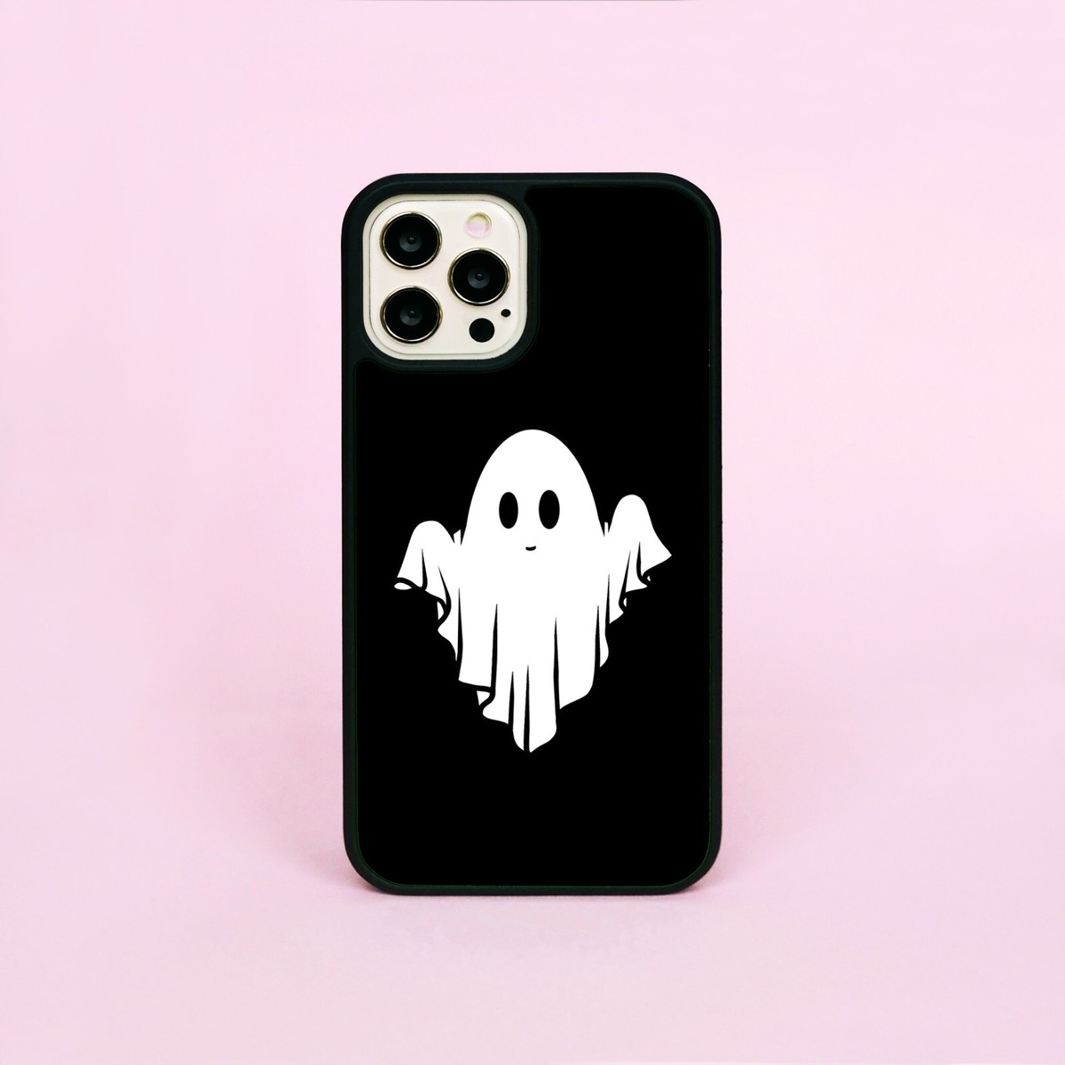 Ghost Ghosts Cute Halloween Black Pattern Phone Case/Cover For - Main Image