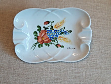 Posacenere vintage porcellana decorata a mano Limoges France