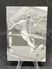 Olivia Athens RC 2022 Parkside NWSL Rookie Black & White SP Card #121 OL Reign. rookie card picture