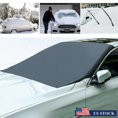 Magnetic Car SUV Outside Windshield UV Sunshade Visor Thin Snow Cover 82''x49'' US