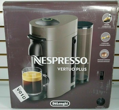 NESPRESSO BY DE'LONGHI VERTUOPLUS, BLACK 44387204507 | eBay